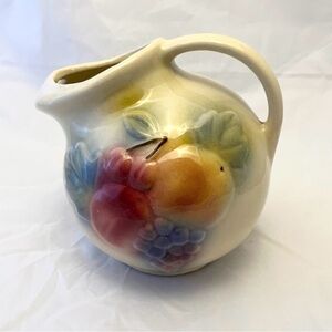 Shawnee Ball Pitcher, Fruit Pattern, No. 80, 1950s Vintage Pottery EUC